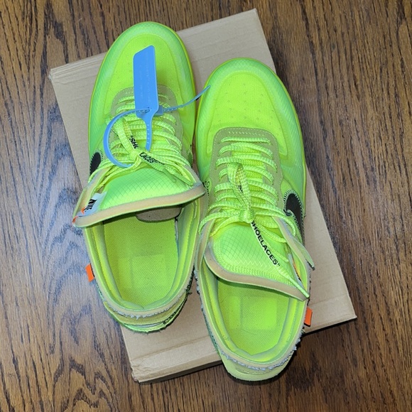 Nike Off White Air Force 1 “Volt” - Picture 4 of 9